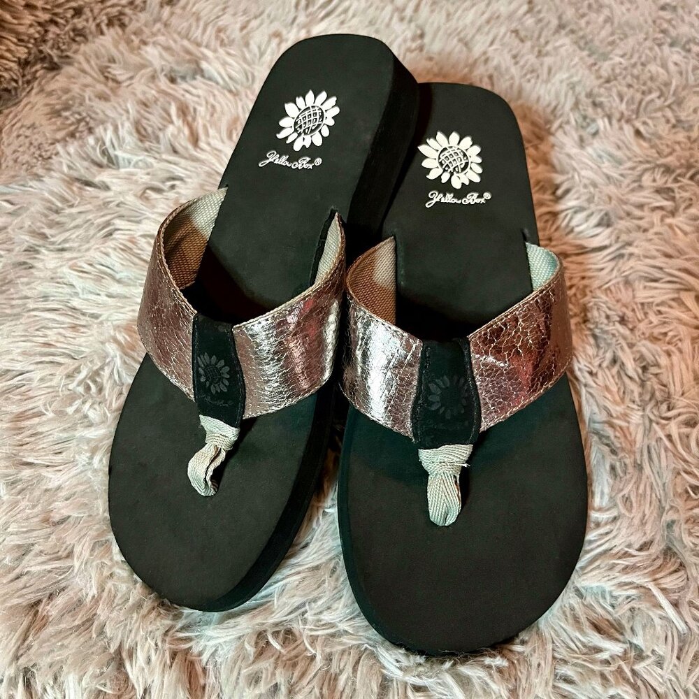 Yellow Box Sandals - Size 7